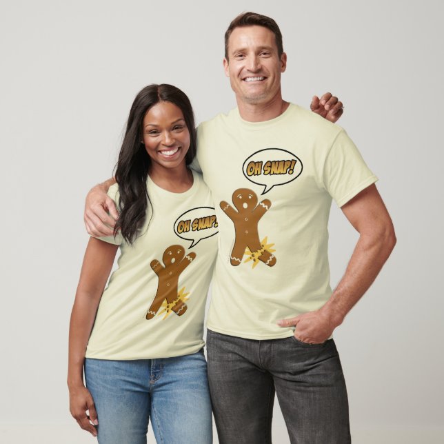 Åh, Snap! Lustig Pepparkaksgubbe T Shirt (Unisex)