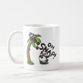 Åh Snap Panda & Apa Kaffemugg