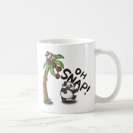 Åh Snap Panda & Apa Kaffemugg