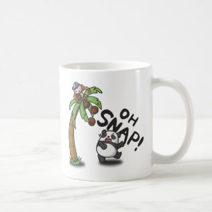 Åh Snap Panda & Apa Kaffemugg