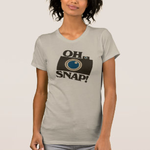 Åh, Snap! Retro Camera T-shirt