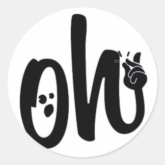 Åh, Snap! Runt Klistermärke