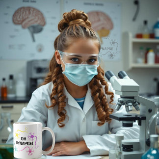 Åh, Snap! Science Neuro Biology Teacher Funny Kaffemugg