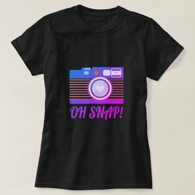 Åh, Snap! T-Shirt (Design framsida)
