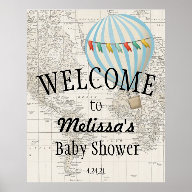 Åh, Ställe helvetet Go-Luftballongens välkomstskyl Poster (Framsidan)