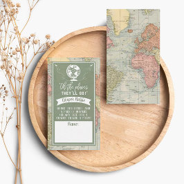 "Åh Ställen de kommer att gå!" Travel Karta Baby S Tilläggskort