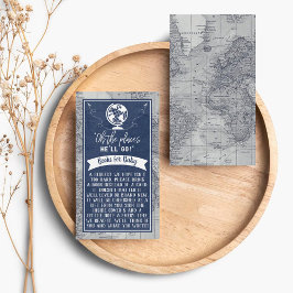 "Åh, Ställen han kommer att gå!" Travel Karta Baby Tilläggskort