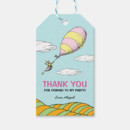 Åh, Ställen hon ska gå! - Första födelsedag Presentetikett