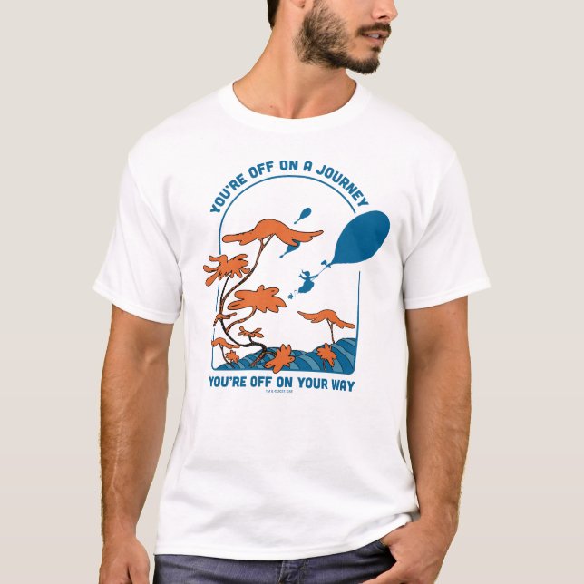 Åh, Stället du går! "Av på en resa" T Shirt (Framsida)