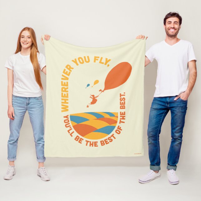 Åh, Stället du går! "Bästa av de bästa" Fleecefilt (På plats)