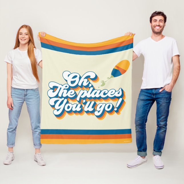 Åh, Stället du går! Offert med bubblor Fleecefilt (På plats)