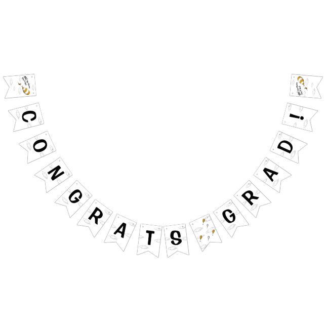 Åh, Stället du går! Retro Studenten Vimplar (Alla)