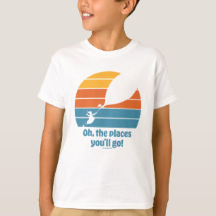 Åh, Stället du går! Retro Sunset T Shirt