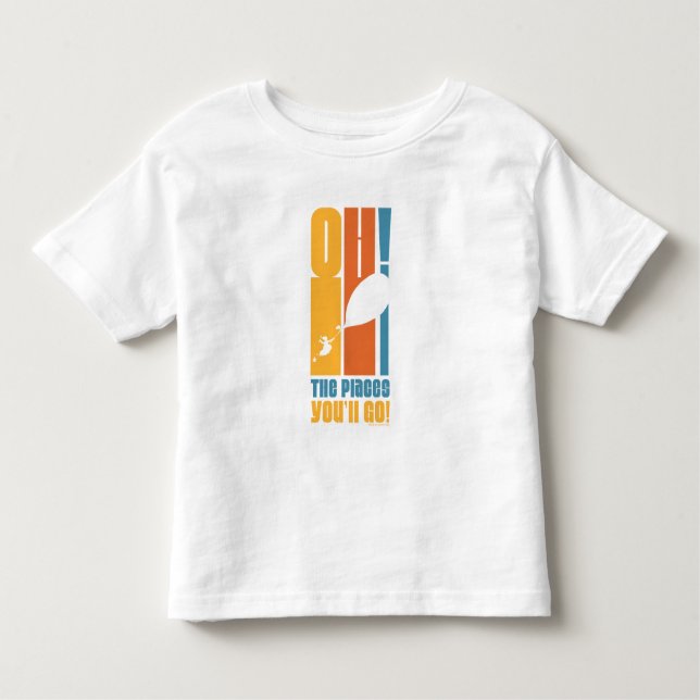 Åh, Stället du går! Tall Retro Typography T Shirt (Framsida)