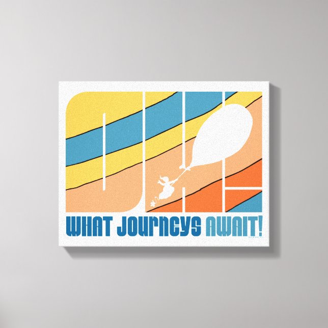 Åh, Stället du går! "What Journeys Await" Canvastryck (Framsida)