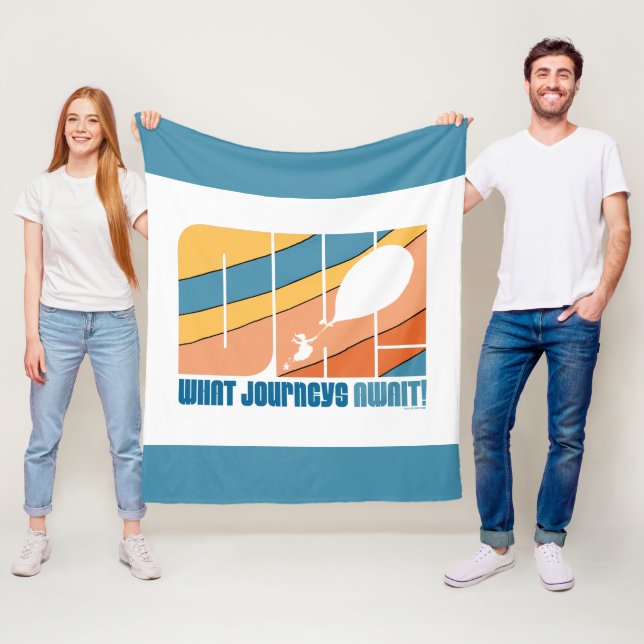 Åh, Stället du går! "What Journeys Await" Fleecefilt (På plats)