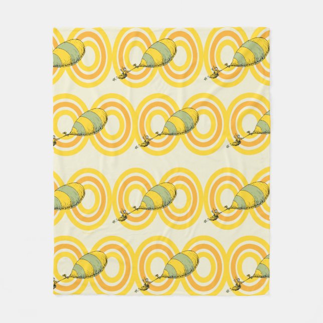 Åh, Stället du ska gå | Orange Mönster Fleecefilt (Framsidan)