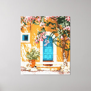 Åh, Stället du ska gå Spanska Bougainvillea Canvastryck