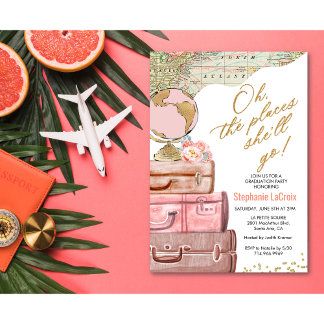 Åh, Stället... Hon åker Studenten och går iväg. Inbjudningar