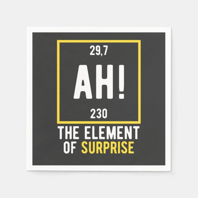 Ah The Element of Surprise Pappersservett (Framsidan)