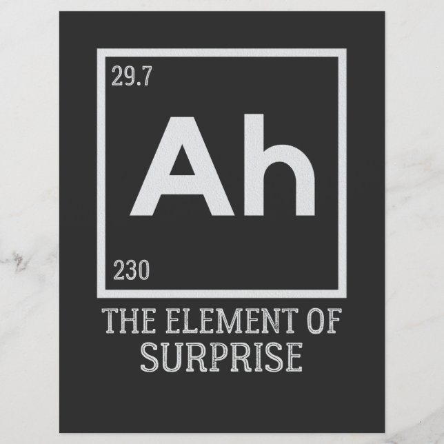Ah the element of surprises (Framsida)
