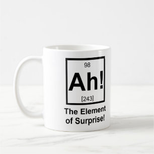 Ah the Inslag of Surprise Periodic Inslag Symbol Kaffemugg