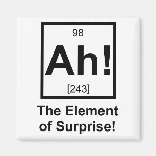 Ah the Inslag of Surprise Periodic Inslag Symbol Magnet