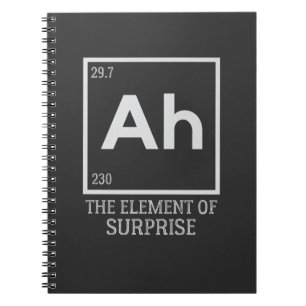 Ah the inslag of surprises anteckningsbok