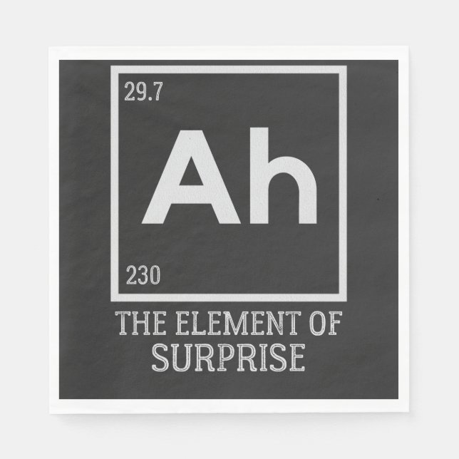 Ah the inslag of surprises pappersservett (Framsidan)