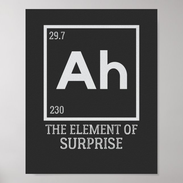 Ah the inslag of surprises poster (Framsidan)