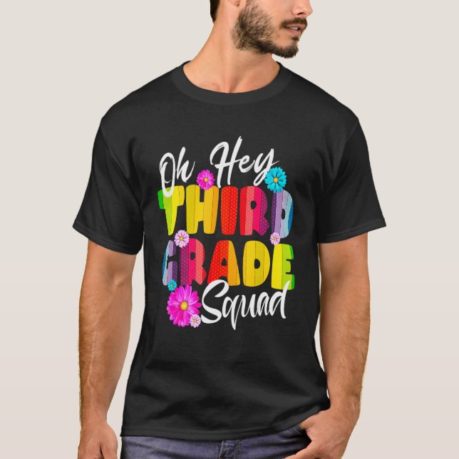 Åh, tredje Klass-pannan, Back to school Skriv ut f T Shirt (Framsida)