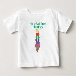 Åh vad kul! Personlig glass för första födelsedage T Shirt