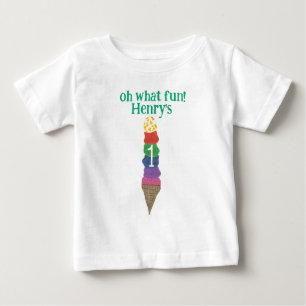 Åh vad kul! Personlig glass för första födelsedage T Shirt