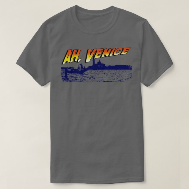 Ah Venice från Indiana Jones och Last Crusade T Shirt (Design framsida)