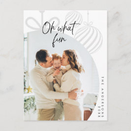 Åh Vilken Kul, Familjefoto, Julhälsning Vykort