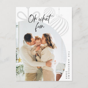Åh Vilken Kul, Familjefoto, Julhälsning Vykort