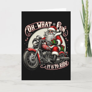 Åh Vilken Rolig Det Är Att Rida Motorcykel Biker T Kort