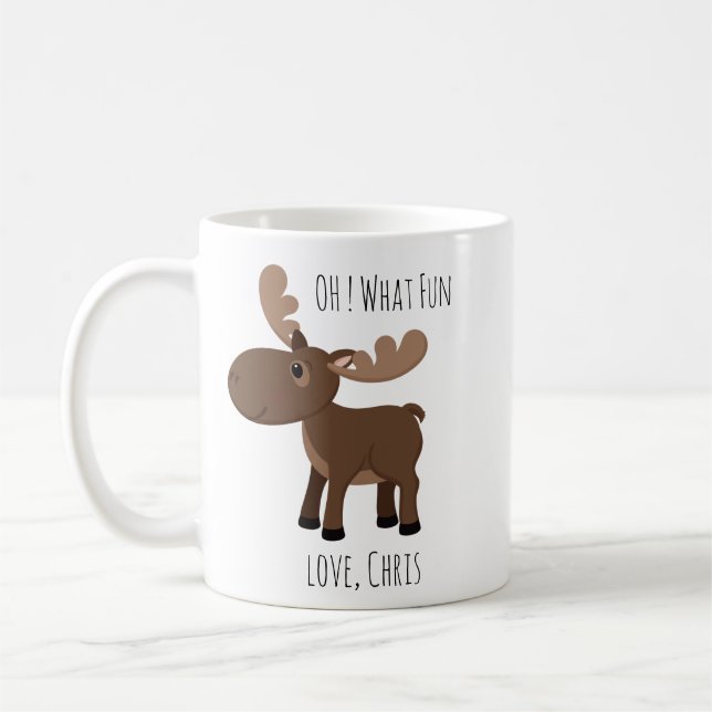 Åh Vilken Roligt har Helgdag Anpassat namn? Kaffemugg (Vänster)
