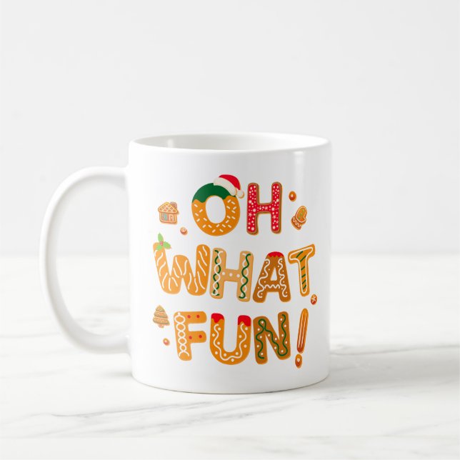 Åh, vilken Roligt Julbrödakor? Kaffemugg (Vänster)