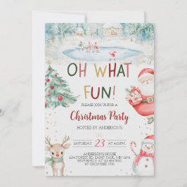 Åh Vilken Roligt julfestinbjudan? Inbjudningar