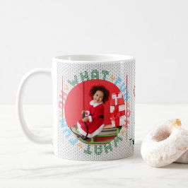 Åh, vilken Roligt Julsötare Fotokaffe Mugg