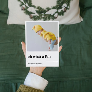 Åh, vilken Roligt?   Två foto   LYCKLIG HELGDAG