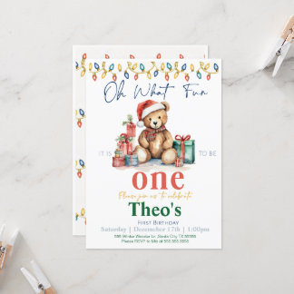 Åh, vilket roligt det är att vara en teddybjörn-in inbjudningar