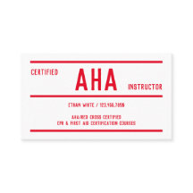 AHA-instruktionsskannerbar