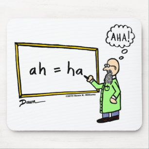Aha! Tecknad Mousepad Musmatta