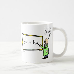 Aha! Tecknad Mugg