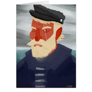 Ahab Hälsningskort