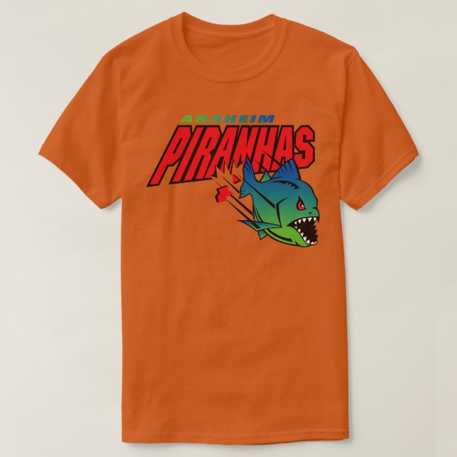 Ahaheim Piranhas T Shirt (Design framsida)