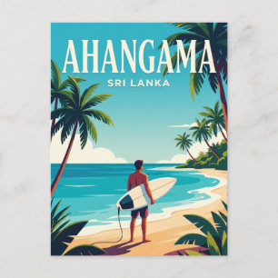 Ahangama Beach Sri Lanka Vykort