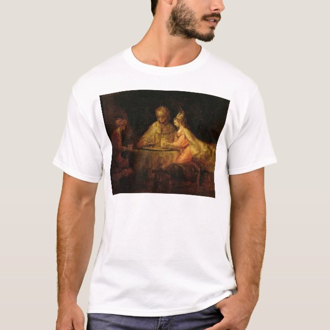 Ahasuerus, Haman och Esther, c.1660 Tee (Framsida)
